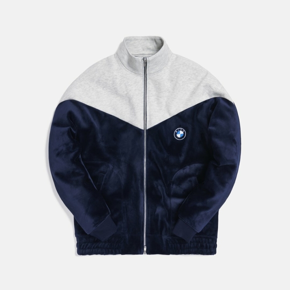 Kith x BMW Velour Track Jacket Navy/Multi
